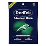 DenTek Triple Clean Advanced Clean Floss Picks, No Break & No Shred Floss, 150 Count, (Packaging May Vary)