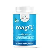 nbpure MagO7 - Natural Colon Cleanse & Detox - Occasional Constipation Relief, Stool Softening, & Bloating Support for Men & Women - Ozonated Magnesium Oxide, 180 Capsules