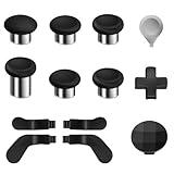 13 in 1 Metal Thumbsticks for Xbox One Elite Series 2 Controller,Accessories for Xbox Elite Controller Series 2,Gaming Accessory Replacement,Metal Mod 6 Swap Joystick,4 Paddles,2 D-Pads,1 Tool,Black