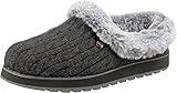 Skechers BOBS Women's Keepsakes - Ice Angel Slipper, Charcoal, 9 M US