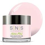 SNS Nail Dip Powder, Gelous Color Dipping Powder - Barely Touch (Natural, Nudes/Pastel, Cream) - Long-Lasting Dip Nail Color Lasts 14 Days - Low-Odor & No UV Lamp Required - 1oz