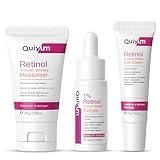 Retinol Travel Skincare Set, Travel Size Skin Care Set, Women Beauty Gift Sets Skin Care Kit With Serum, Face Cream, Eye Cream - Travel Essentials Gift Set For Hydrating Skin, Airplane-Friendly Sizes