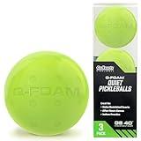 GoSports GS 40 Q-Foam Pickleballs - Quiet Foam Balls for Indoor or Outdoor Practice - 3 Pack