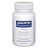 Pure Encapsulations Trace Minerals - Multimineral Supplement - Mineral Supplement - Supports Metabolism & Cellular Function* - Gluten Free & Vegan - 60 Capsules