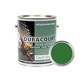 Kelley Technical Coatings Duracourt - Court Green - 1 Gallon - Outdoor court coating for tennis, pickleball, basketball and volleyball courts.