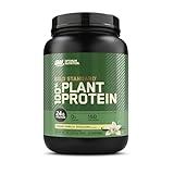 Optimum Nutrition Gold Standard 100% Plant Based Protein Powder, Gluten Free, Vegan Protein for Muscle Support and Recovery with Amino Acids - Creamy Vanilla, 20 Servings (Packaging May Vary)