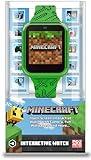 Microsoft Minecraft Green Educational Learning Touchscreen Smart Watch Toy for Boys, Girls, Toddlers - Selfie Cam, Learning Games, Alarm, Calculator, Step Tracker & more! (Model: MIN4045AZ)