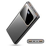 Portable Charger Power Bank Fast Charging, 10000mAh 22.5W Battery Pack with USB-C in&Out LED Display, PD 3.0 QC 4.0 External Phone Powerbank for iPhone Samsung etc Smartphones and All USB Devices