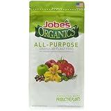 Jobe’s Organics Granular All Purpose Fertilizer, Easy Plant Care Fertilizer for Vegetables, Flowers, Shrubs, Trees, and Plants, 4 lbs Bag