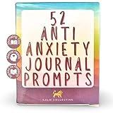 Calm Collective 52 Anti-Anxiety Journal Cards - Cognitive Behavioral Therapy (CBT) Journaling Prompts for Stress Relief, Self Care, Emotional Management, Mindfulness, & Mental Health