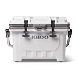 Igloo 24 qt IMX Lockable Insulated Ice Chest Injection Molded Cooler, White