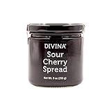 Divina Sour Cherry Spread Jam, 9 Ounce