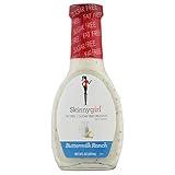 Skinnygirl Fat-Free Salad Dressing, Sugar-Free Buttermilk Ranch, 8 Ounce