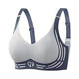 Generic amazon warehouse deals liquidation Dawncog Bra Super Gather Bra Wireless Push-Up Bra, Lifting Anti-Sagging Wireless Push-Up Bra,Eversocute Bras for Senior Women, Blue-6, XX-Large