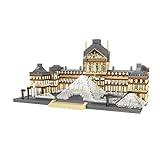 dOvOb Architecture Louvre Micro Building Blocks Set（2885PCS） - World Famous Architectural Model Toys Gifts for Kid and Adult