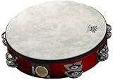 Remo Fiberskyn Tambourine - Quadura Deep Red, 8"