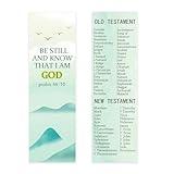 Generic Books of The Bible Christian Bookmarkers 6.5×2 Inch Book Markers for Reading Christian Bookmarks Religious Bookmarks for Book Lovers Readers School Office Supplies Gift(50 Pieces)