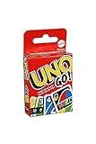 UNO GO! Pocket-Sized Cards for On The Go Play Mini Sized Playing Cards for Travel Stocking Stuffer Birthday Party Kids, Adults Family Game Night Color Matching Fun