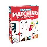 Chuckle & Roar - Matching Game Alphabet - Board Game for Kids 3 and up - Concentration Game for Toddlers - Preschool Game