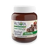 Hazelnut Spread with cocoa – 14OZ Vegan, Low Sugar, Palm Oil Free, Creamy Chocolate Spread, High Protein, Gluten Free,