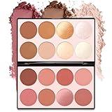 16 Colors Contour Palette Make up - Blush Highlighters Bronzer Powder All in one Makeup Palettes Contour Kit - Face Cosmetics Gifts for Women Beauty for Festivals