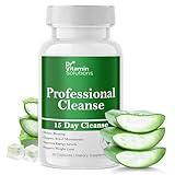 Dr Vitamin 15 Day Cleanse Gut Support - Detox Cleanse for Men & Women - All Natural Colon Cleanser for Bloating and Constipation Relief - Extra Calorie Loss with Healthy Probiotics - 30 Capsules