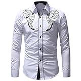 NP Men's Autumn Winter Stitching Long-Sleeved Shirt Spring Autumn Male Shirts