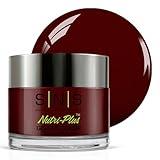 SNS Nail Dip Powder, Gelous Color Dipping Powder - Red River (Wine/Burgundy, Cream) - Long-Lasting Dip Nail Color Lasts 14 Days - Low-Odor & No UV Lamp Required - 1 OZ