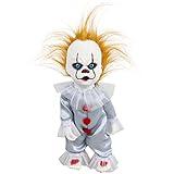 STYLE ON FLEEK Clown Plush Doll Horror Movie Stuffed Toy Figure Scary Terror Halloween Plushies Gifts for Kid Children 5.9' Birthday