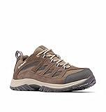 Columbia Womens Crestwood Waterproof Hiking Shoe, Pebble, Oxygen, 8.5 US