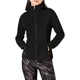 Amazon Essentials Women's Classic-Fit Full-Zip Polar Soft Fleece Jacket (Available in Plus Size), Black, 2X