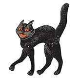 Beistle Jointed Scratch Cat - Black