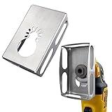 Square Slot Cutter Compatible for Dewalt 20V & Milwukee M18 Oscillating Multi-Tool to Cut-in Single Gang Wall Boxes,Outlet Cutter for Drywall,Efficient Carving Tool,1 Pcs Square-Shaped