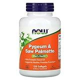 NOW Foods Supplements, Pygeum & Saw Palmetto with Pumpkin Seed Oil, Men's Health*, 120 Count(Pack of 1)