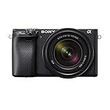 Sony Alpha a6400 Mirrorless Camera: Compact APS-C Interchangeable Lens Digital Camera with Real-Time Eye Auto Focus, 4K Video, Flip Screen & 18-135mm - E Mount Compatible Cameras ILCE-6400M/B