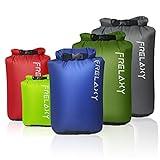 Frelaxy Dry Bag 3-Pack/5-Pack, Ultralight Dry Sack, Outdoor Bags Keep Gear Dry for Hiking, Backpacking, Kayaking, Camping, Swimming, Boating