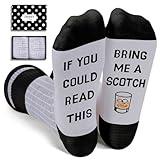 Zmart Funny Crazy Silly Socks for Men Whiskey socks, Cool Scotch Whiskey Gifts for Men, Gifts for Whiskey Lover, Funny Drinking Gifts