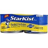 StarKist Solid White Albacore Tuna in Water, 5 oz Can, Pack of 4