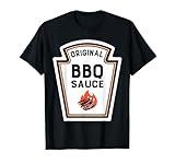 Funny Group Halloween Costume BBQ Sauce Group Condiment T-Shirt