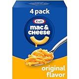 Kraft Original Macaroni & Cheese Dinner (4 ct Pack, 7.25 oz Boxes)