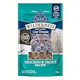 Blue Buffalo Wilderness Soft Cat Treats, Made with Natural Ingredients, Chicken & Trout Recipe, 2-oz. Bag