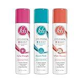 FDS Intimate Deodorant Feminine Spray for All Day Freshness & Odor Protection, Variety Pack Shower Fresh + White Blossom, pH-balanced, Talc-Free, Gynecologist Tested, Delicate Breeze, 2 Oz, Pack of 3