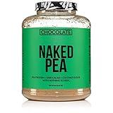 NAKED Chocolate Pea Protein - Pea Protein Isolate from North American Farms - 5lb Bulk, Plant Based, Vegetarian & Vegan Protein. Easy to Digest, Non-GMO, Gluten Free, Lactose Free, Soy Free