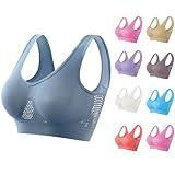 Best Cyber of Monday Deals Sports Bras for Women High Support Breathable Push Up Bras Plus Size Full Coverage Air Bras Supportive Yoga Bras