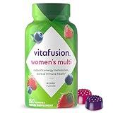 Vitafusion Womens Multivitamin Gummies, Berry Flavored Daily Vitamins for Women With Vitamins A, C, D, E, B-6 and B-12, America’s Number 1 Gummy Vitamin Brand, 75 Days Supply, 150 Count