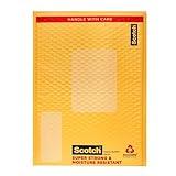 Scotch Plastic Bubble Mailer, 10.5 in x 15.25 in, Size #5, Yellow, 4/Pack (8915-4)