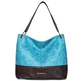 Montana West Hobo Bags for Women Bucket Shoulder Purses and Handbags Top Handle Leather Tote Purse for Women MWC-047TQ