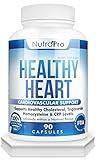 NutraPro Healthy Heart - Heart Health Supplements. Artery Cleanse & Protect. Supports Cholesterol and Triglyceride Balancing. GMP Certified