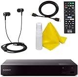 Sony BDP-S6700 4K Upscaling 3D Streaming Blu-ray Disc Player with Built in WiFi - 5 Pack Kit - Remote Control - 5 Pc Cleaning Kit - High Speed HDMI Cable - Xtreme Ear Buds (1 Year Warranty)