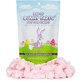 Easter Bunny Cotton Candy Funny Easter Basket Stuffer for All Ages Unique Birthday for Friends, Mom, Dad, Girl, Boy Gag Gift, 3 ounces / 1 pack